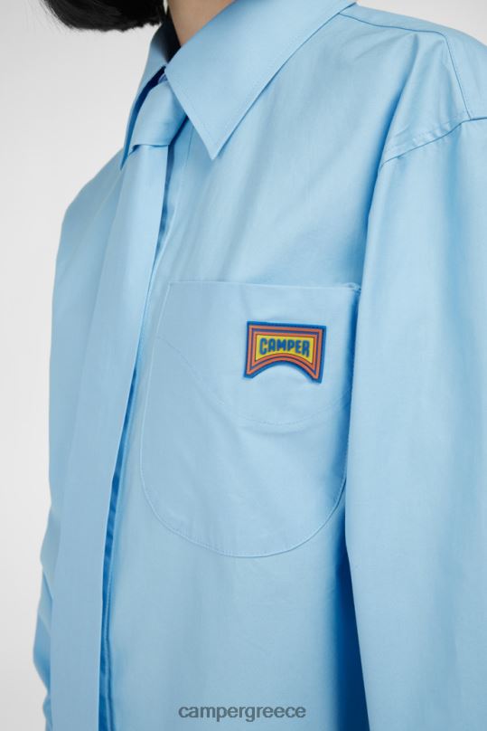 μπλε σχέδιο πουκάμισο μπλε unisex πουκάμισο Camper XTDPX1831