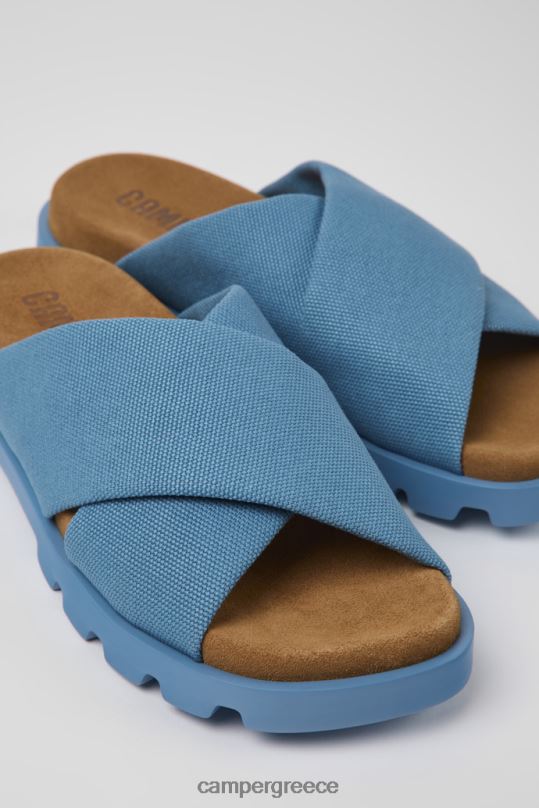 μπλε σανδάλι brutus μπλε ανακυκλωμένα βαμβακερά σανδάλια για γυναίκες νέες αφίξεις Camper XTDPX844