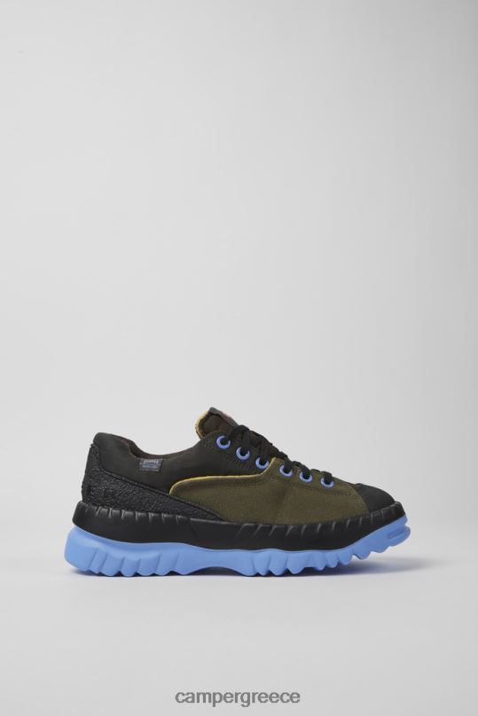 πράσινος design teix πράσινα και γκρι παπούτσια από ανακυκλωμένο ύφασμα για γυναίκες Camper XTDPX889