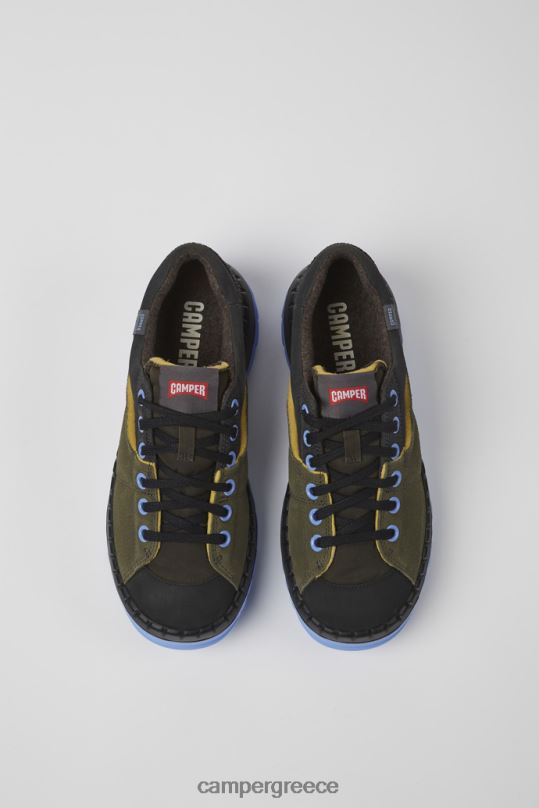 πράσινος design teix πράσινα και γκρι παπούτσια από ανακυκλωμένο ύφασμα για γυναίκες Camper XTDPX889