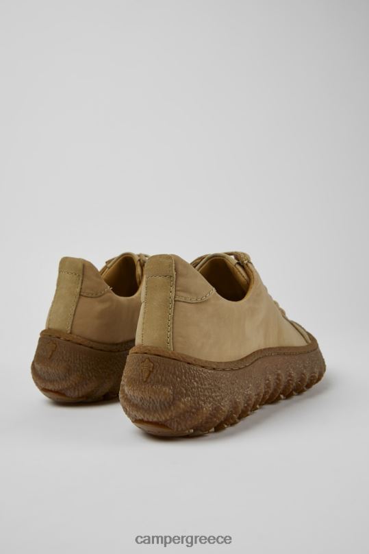 μπεζ αποκλειστικά γυναικεία παπούτσια από ύφασμα και δερμάτινα μπεζ michelin εδάφους Camper XTDPX891
