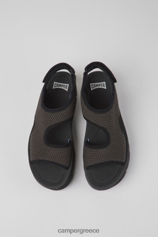 γκρί Σχέδιο oruga up γκρι υφασμάτινα σανδάλια για γυναίκες Camper XTDPX853