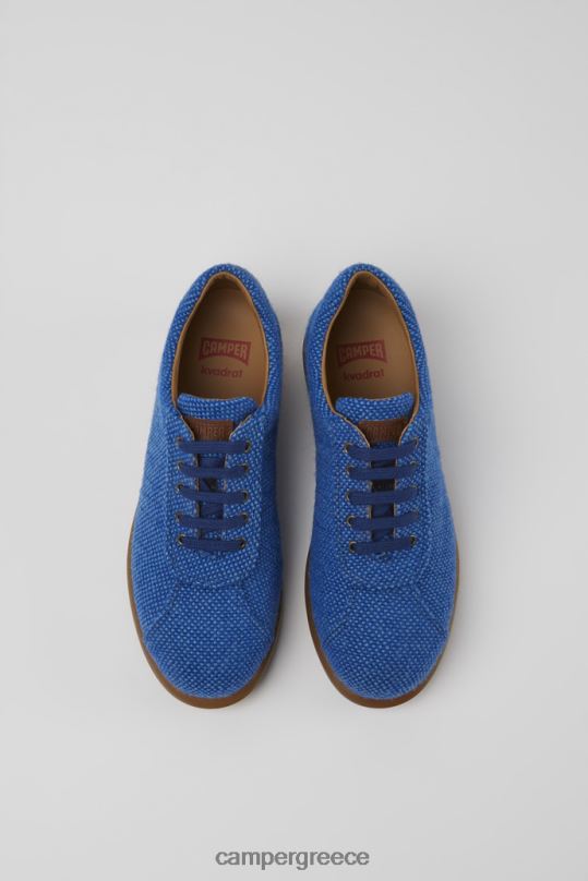 μπλε sneakers με σχέδιο pelotas μπλε μαλλί και βισκόζη Camper XTDPX906