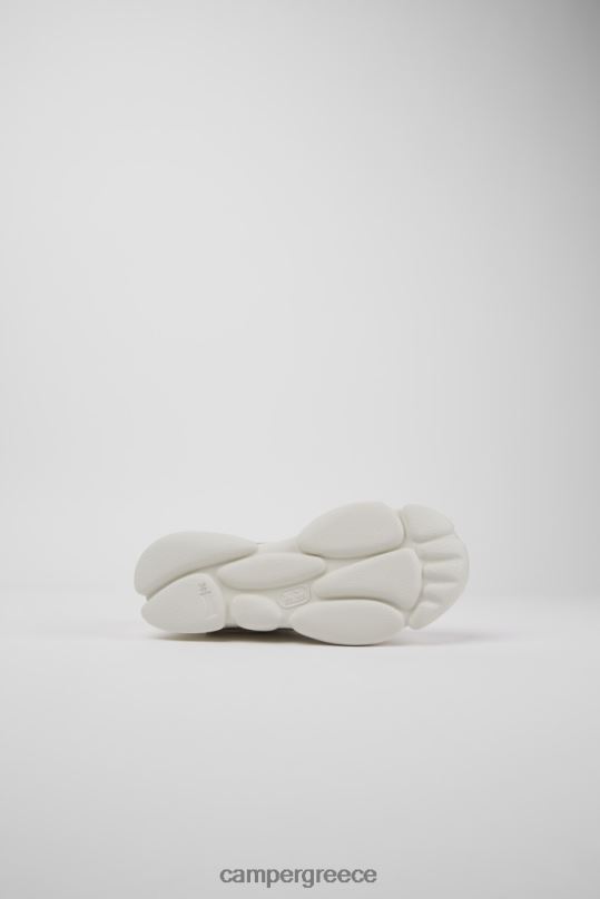 άσπρο αποκλειστικά γυναικεία πάνινα παπούτσια από λευκά καρστικά μη βαμμένα δέρματα Camper XTDPX646