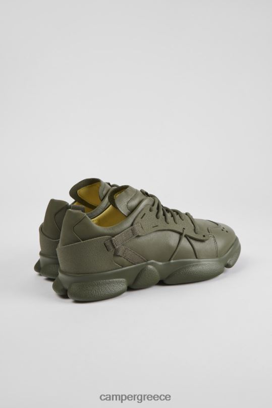 πράσινος αποκλειστικά γυναικεία πάνινα παπούτσια από πράσινο καρστικό δέρμα και ύφασμα Camper XTDPX649