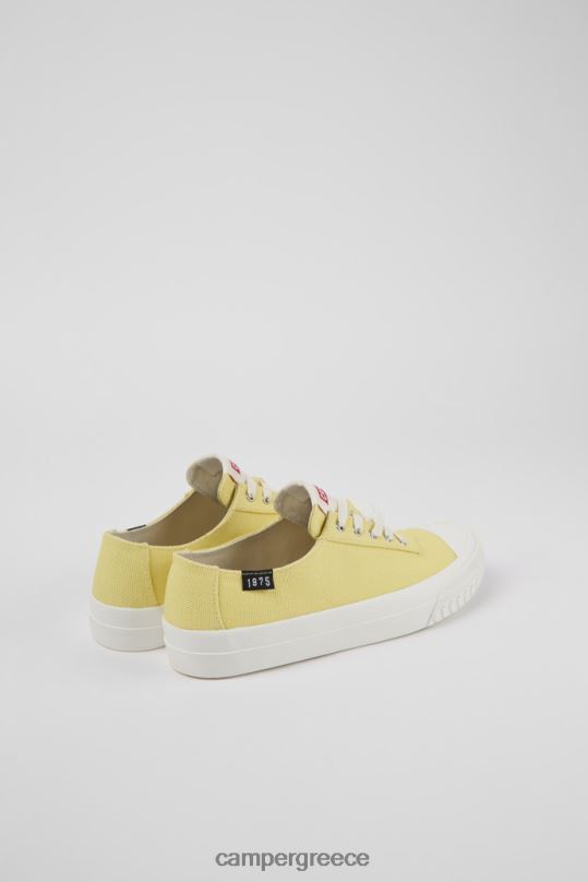 κίτρινος καμαλέον κίτρινα ανακυκλωμένα βαμβακερά αθλητικά παπούτσια για γυναίκες νέες αφίξεις Camper XTDPX670