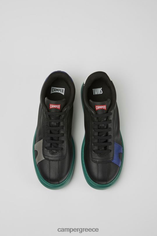 μαύρος δίδυμα μαύρα και μπλε δερμάτινα πάνινα παπούτσια για γυναίκες νέες αφίξεις Camper XTDPX731