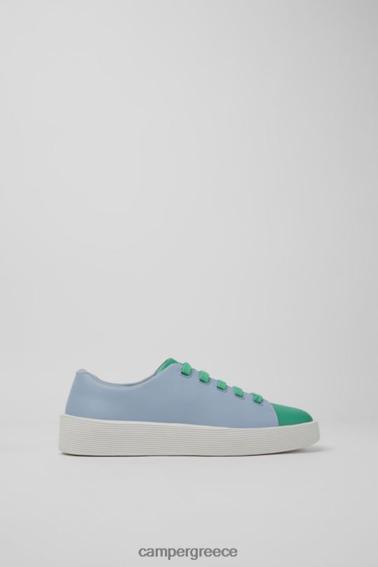 πράσινος αποκλειστικά δίδυμα πράσινα μπλε και λευκά δερμάτινα αθλητικά παπούτσια για γυναίκες Camper XTDPX779