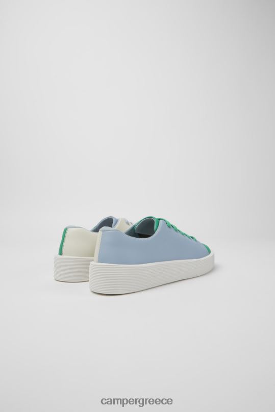 πράσινος αποκλειστικά δίδυμα πράσινα μπλε και λευκά δερμάτινα αθλητικά παπούτσια για γυναίκες Camper XTDPX779