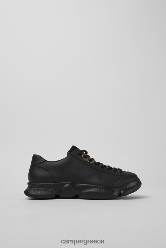 μαύρος Σχεδιασμός καρστ μαύρα δερμάτινα παπούτσια για γυναίκες Camper XTDPX786