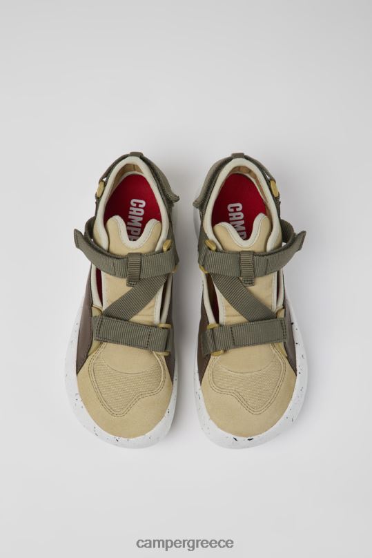 πολύχρωμος Peu stadium πολύχρωμα δερμάτινα και υφασμάτινα ημι-ανοιχτά πάνινα παπούτσια για γυναίκες νέες αφίξεις Camper XTDPX676