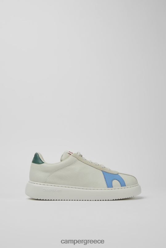 άσπρο design δίδυμα λευκά, μη βαμμένα δερμάτινα αθλητικά παπούτσια για γυναίκες Camper XTDPX730