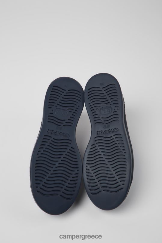 μπλε design δίδυμα μπλε και πράσινα δερμάτινα αθλητικά παπούτσια για γυναίκες Camper XTDPX732