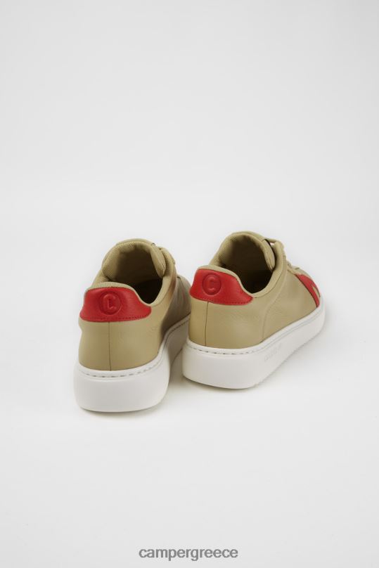 μπεζ design runner k21 μπεζ σουέντ και δερμάτινα sneakers Camper XTDPX788