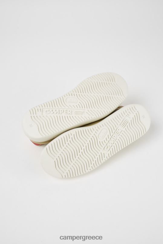 μπεζ design runner k21 μπεζ σουέντ και δερμάτινα sneakers Camper XTDPX788
