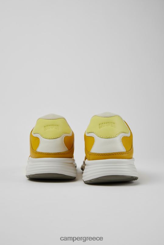 κίτρινος drift κίτρινα υφασμάτινα και δερμάτινα αθλητικά παπούτσια αποκλειστικά για γυναίκες Camper XTDPX721