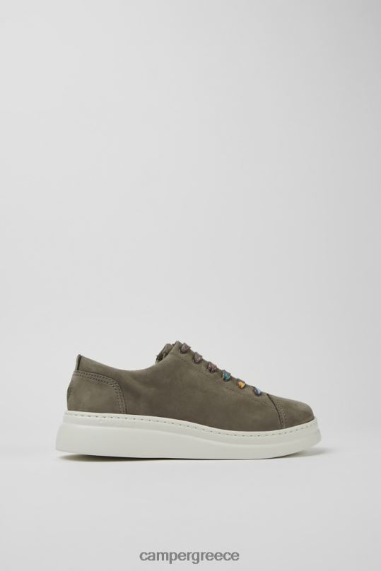 nubuck design runner up καφέ-γκρι αθλητικά παπούτσια nubuck για γυναίκες Camper XTDPX737