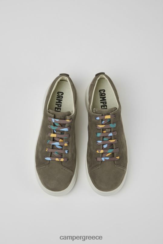nubuck design runner up καφέ-γκρι αθλητικά παπούτσια nubuck για γυναίκες Camper XTDPX737