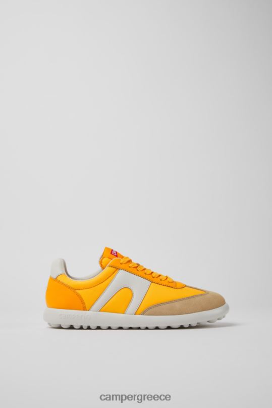 πορτοκάλι pelotas xlite πορτοκαλί δερμάτινα και υφασμάτινα πάνινα παπούτσια για γυναίκες νέες αφίξεις Camper XTDPX690