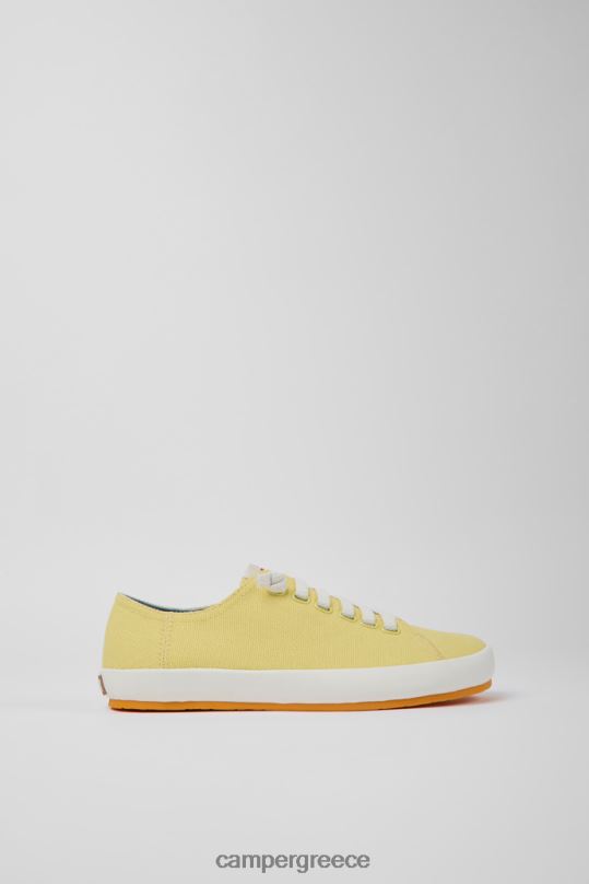 κίτρινος Γυναικεία πάνινα παπούτσια από ύφασμα peu rambla κίτρινα Camper XTDPX682