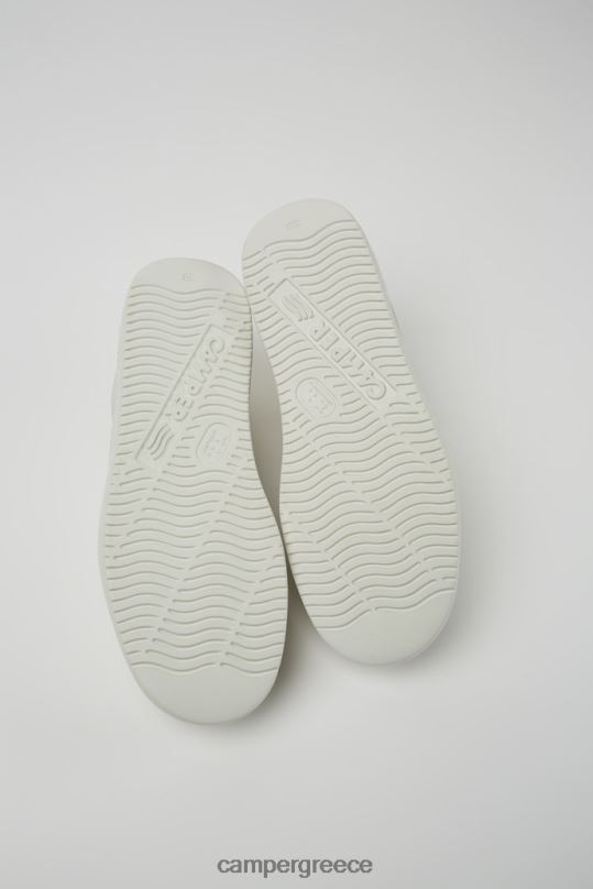 άσπρο ντιζάιν runner k21 λευκά, μη βαμμένα δερμάτινα πάνινα παπούτσια για γυναίκες Camper XTDPX652