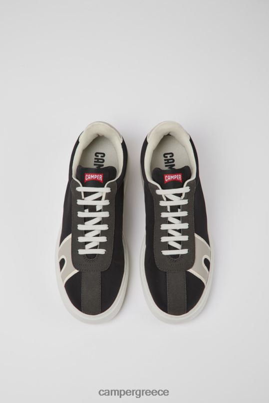 μαύρος αποκλειστικά γυναικεία αθλητικά παπούτσια runner k21 μαύρα και γκρι Camper XTDPX673