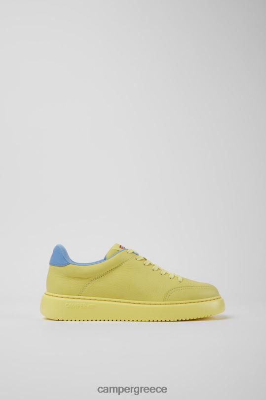 κίτρινος αποκλειστικά δερμάτινα αθλητικά παπούτσια runner k21 κίτρινα για γυναίκες Camper XTDPX718