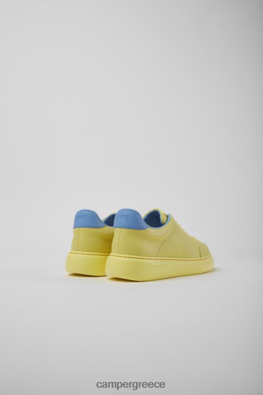 κίτρινος αποκλειστικά δερμάτινα αθλητικά παπούτσια runner k21 κίτρινα για γυναίκες Camper XTDPX718