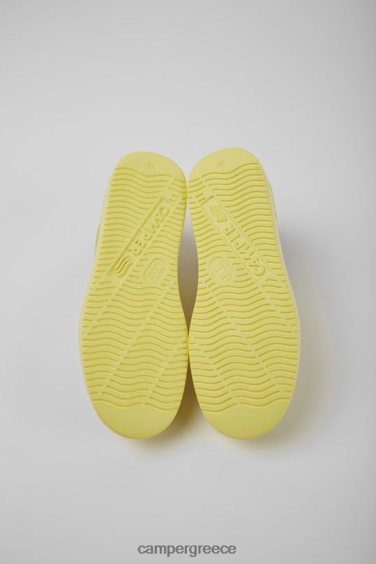 κίτρινος αποκλειστικά δερμάτινα αθλητικά παπούτσια runner k21 κίτρινα για γυναίκες Camper XTDPX718