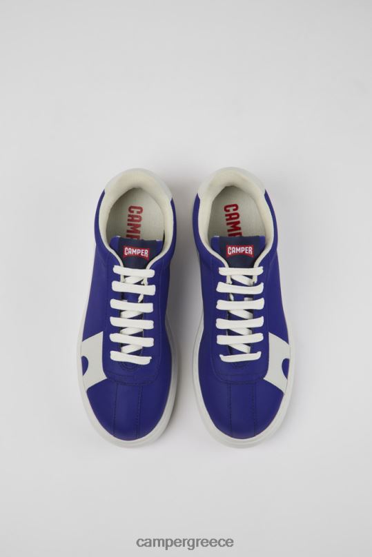 μπλε αποκλειστικά γυναικεία αθλητικά παπούτσια runner k21 μπλε και άσπρα mirum Camper XTDPX824