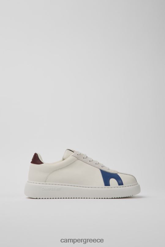 άσπρο Αποκλειστικά δίδυμα γυναικεία sneakers από λευκό δέρμα και καστόρι Camper XTDPX190