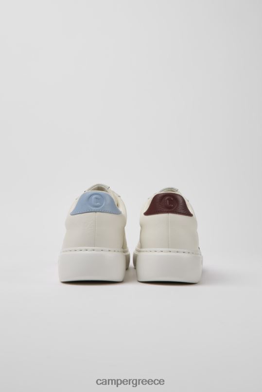 άσπρο Αποκλειστικά δίδυμα γυναικεία sneakers από λευκό δέρμα και καστόρι Camper XTDPX190