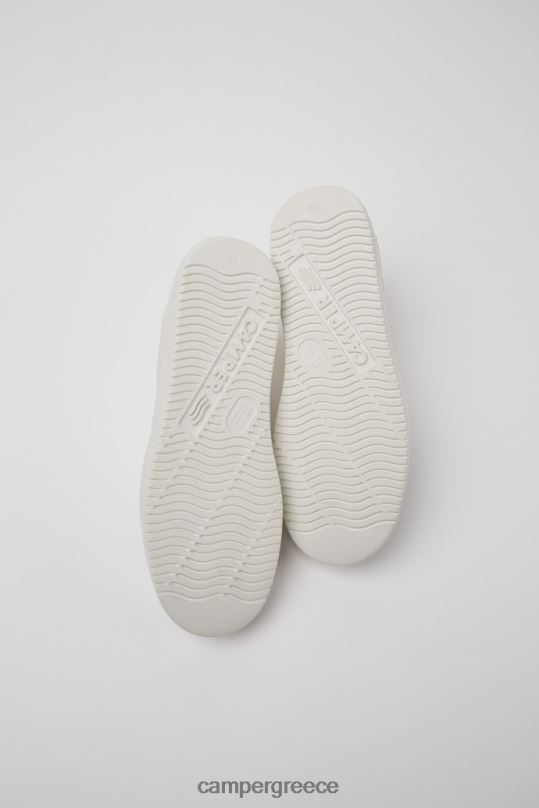 άσπρο Αποκλειστικά δίδυμα γυναικεία sneakers από λευκό δέρμα και καστόρι Camper XTDPX190