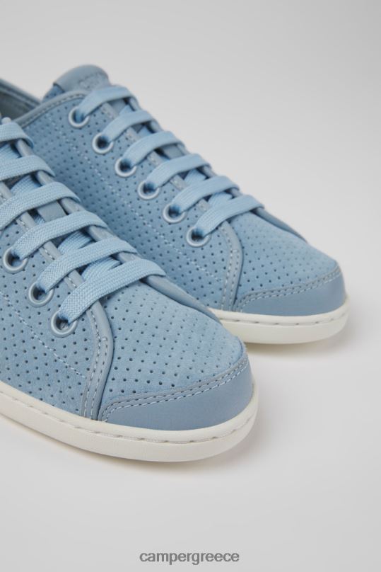 μπλε Αποκλειστικά γυναικεία πάνινα παπούτσια uno μπλε nubuck και δερμάτινα Camper XTDPX703