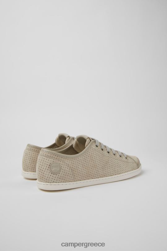 γκρί Γυναικεία πάνινα παπούτσια με σχέδιο uno γκρι nubuck και δερμάτινα Camper XTDPX704