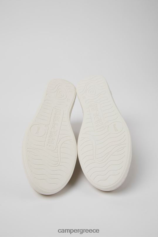 γκρί Γυναικεία πάνινα παπούτσια με σχέδιο uno γκρι nubuck και δερμάτινα Camper XTDPX704