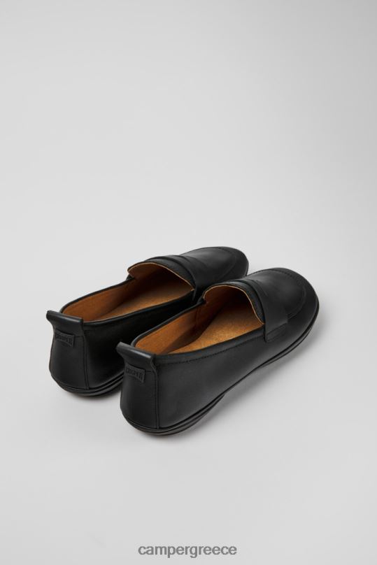 μαύρος Σχεδιάστε σωστά μαύρα δερμάτινα παπούτσια για γυναίκες Camper XTDPX1000