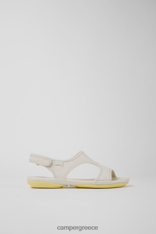 άσπρο αποκλειστικό δικαίωμα λευκά δερμάτινα σανδάλια για γυναίκες Camper XTDPX1056