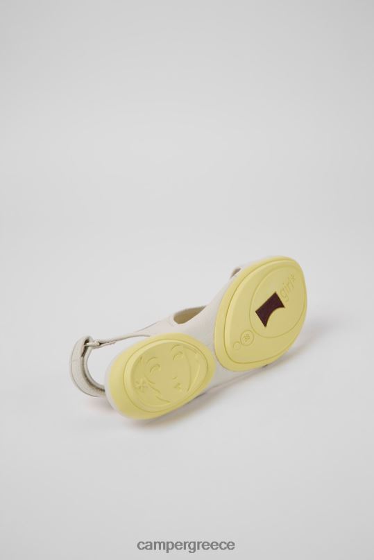 άσπρο αποκλειστικό δικαίωμα λευκά δερμάτινα σανδάλια για γυναίκες Camper XTDPX1056