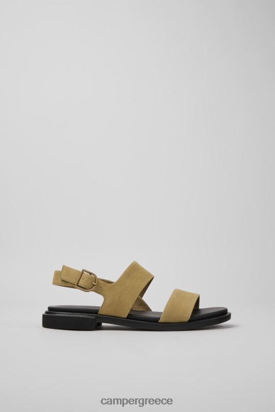 καφέ Σχεδιαστικά δερμάτινα πέδιλα σε καφέ χρώμα για γυναίκες Camper XTDPX1062