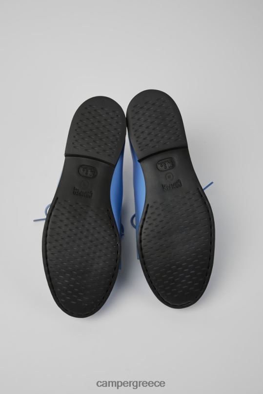 μπλε αποκλειστικά δίδυμα μπλε και πράσινα δερμάτινα παπούτσια για γυναίκες Camper XTDPX1083