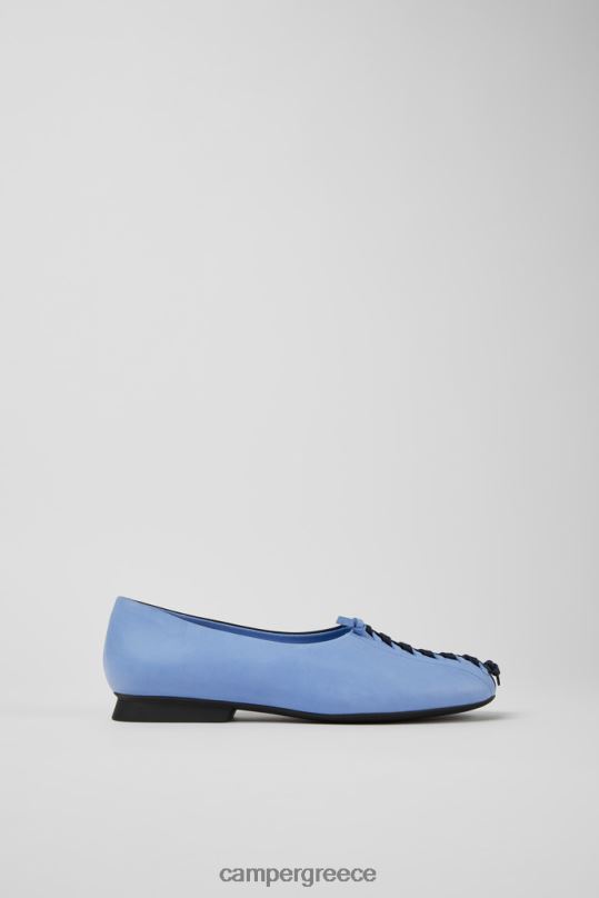 μπλε δίδυμα μπλε δερμάτινα μπαλαρίνες για γυναίκες αποκλειστικά Camper XTDPX1088