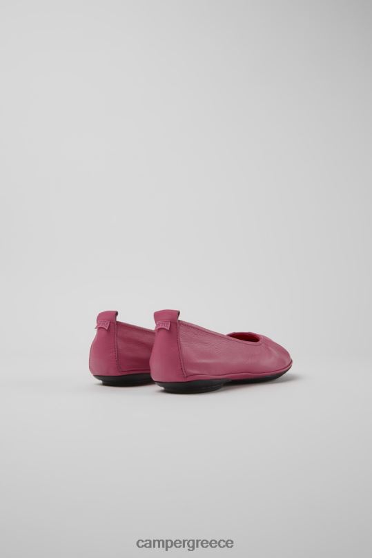 ροζ δεξιά ροζ δερμάτινα μπαλαρίνες για γυναίκες νέες αφίξεις Camper XTDPX1104