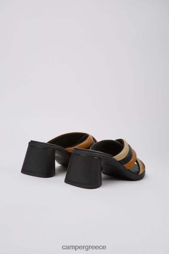 πολύχρωμος αποκλειστικά δίδυμα πολύχρωμα δερμάτινα σανδάλια για γυναίκες Camper XTDPX960