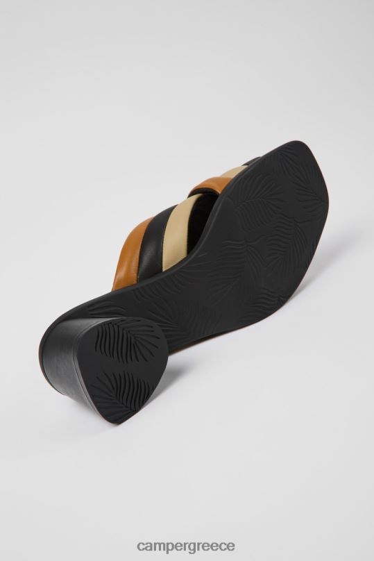 πολύχρωμος αποκλειστικά δίδυμα πολύχρωμα δερμάτινα σανδάλια για γυναίκες Camper XTDPX960