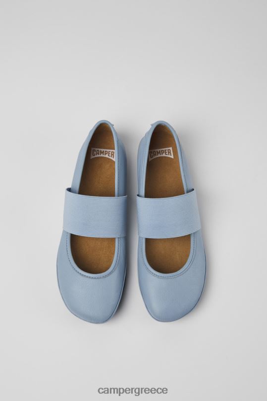 μπλε αποκλειστικό δικαίωμα μπλε δερμάτινες μπαλαρίνες για γυναίκες Camper XTDPX989