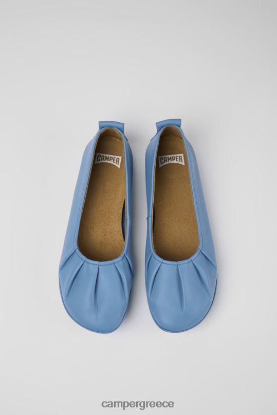 μπλε σχεδίασε σωστές μπλε δερμάτινες μπαλαρίνες για γυναίκες Camper XTDPX992