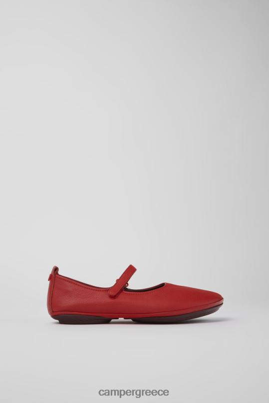 το κόκκινο αποκλειστικά δεξιά κόκκινα δερμάτινα παπούτσια για γυναίκες Camper XTDPX994