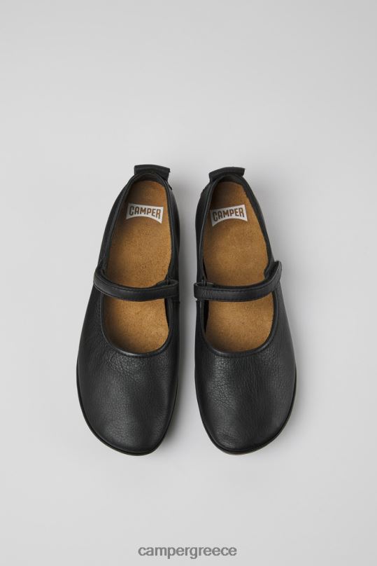 μαύρος σωστές μαύρες δερμάτινες μπαλαρίνες για γυναίκες νέες παραλαβές Camper XTDPX996