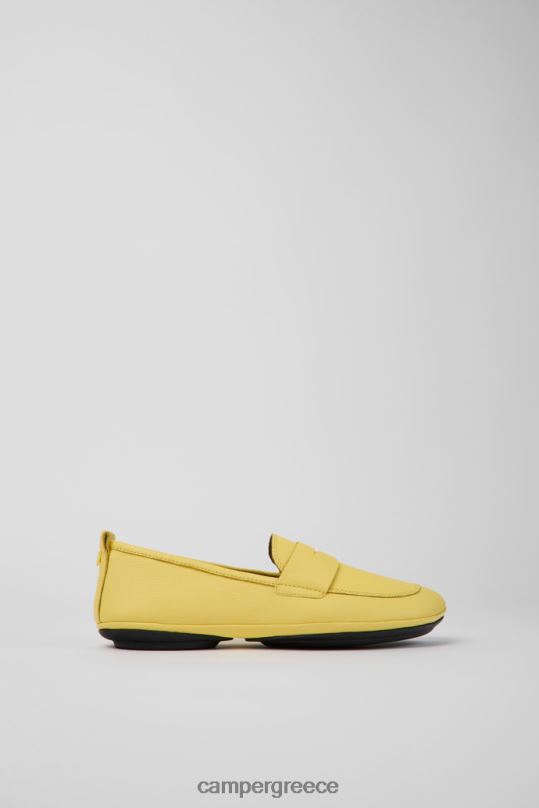 κίτρινος δεξιά κίτρινα δερμάτινα παπούτσια για γυναίκες νέες αφίξεις Camper XTDPX999